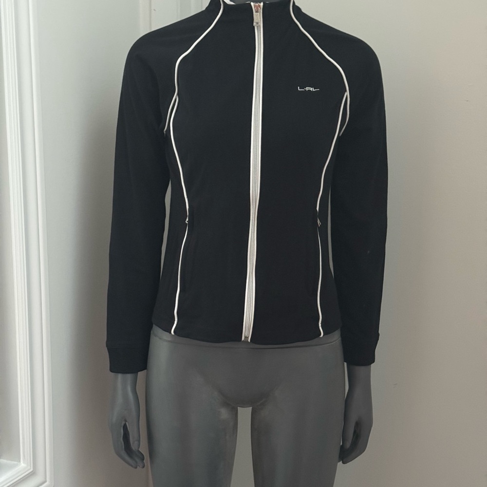 Ralph Lauren Black Jacket with White Accents
